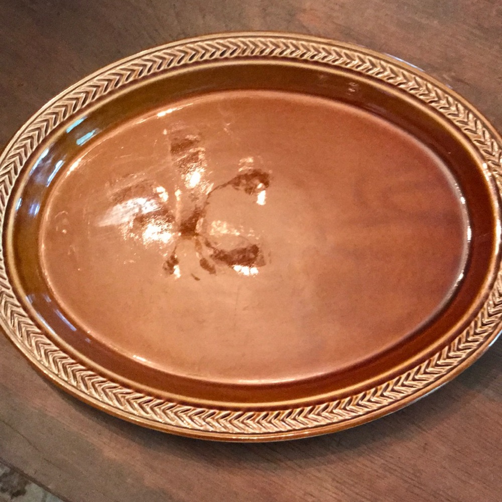 Antique Oval shaped platter